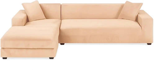 Ruhhy 26184 smėlio spalvos sofos užvalkalas 190-230cm