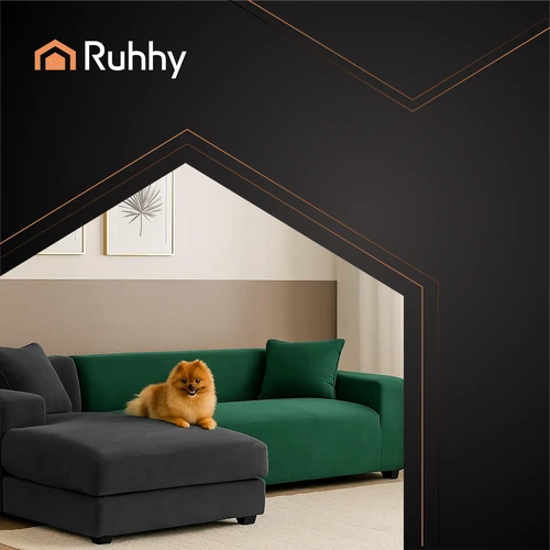 Sofa cover 145-185cm žalias Ruhhy 26032