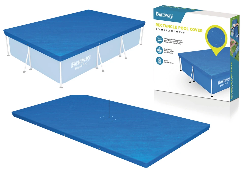 Bestway Flowclear Baseino uždangalas, 304x205x66cm