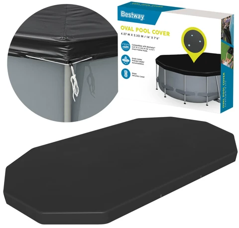 PowerSteel baseino dangtis 427 x 250 cm BESTWAY