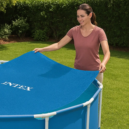 Telone Intex Baseino uždangalas, mėlynas, 348cm, polietilenas