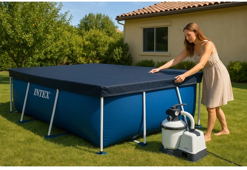 Intex Apsauginis baseino uždangalas 300x200 cm