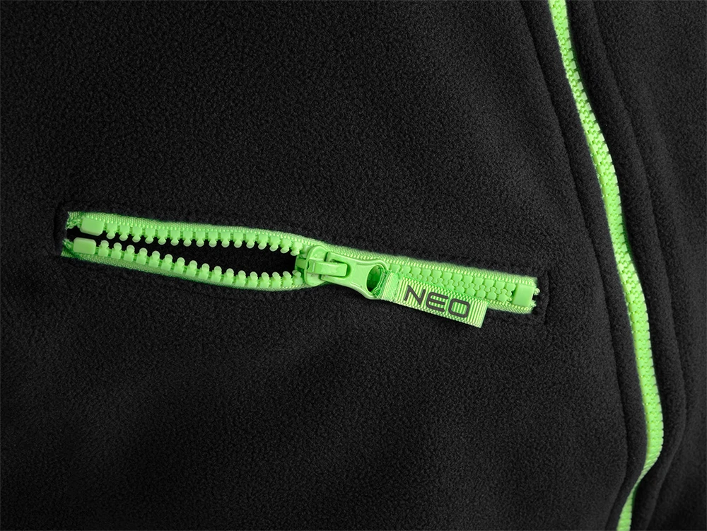 Neo Tools Polar PREMIUM darbo flisas, juodas, su „Cordura“ sutvirtinimais, M dydis