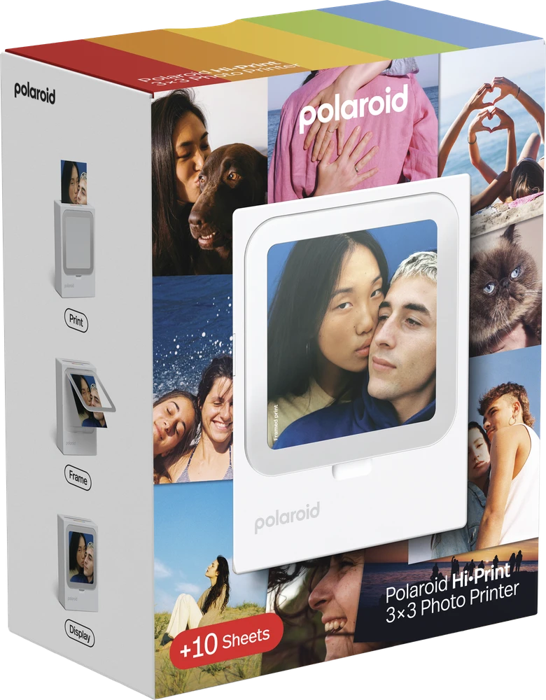 „Polaroid“ – „Hi-Print 3x3“ kišeninis spausdintuvas + 10 lapų