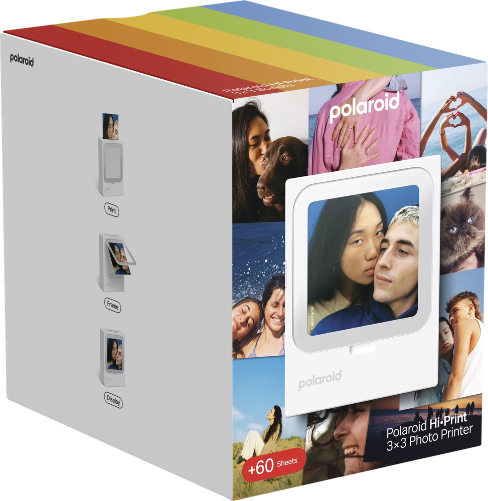 „Polaroid“ – „Hi-Print 3x3“ kišeninis spausdintuvas + 60 lapų