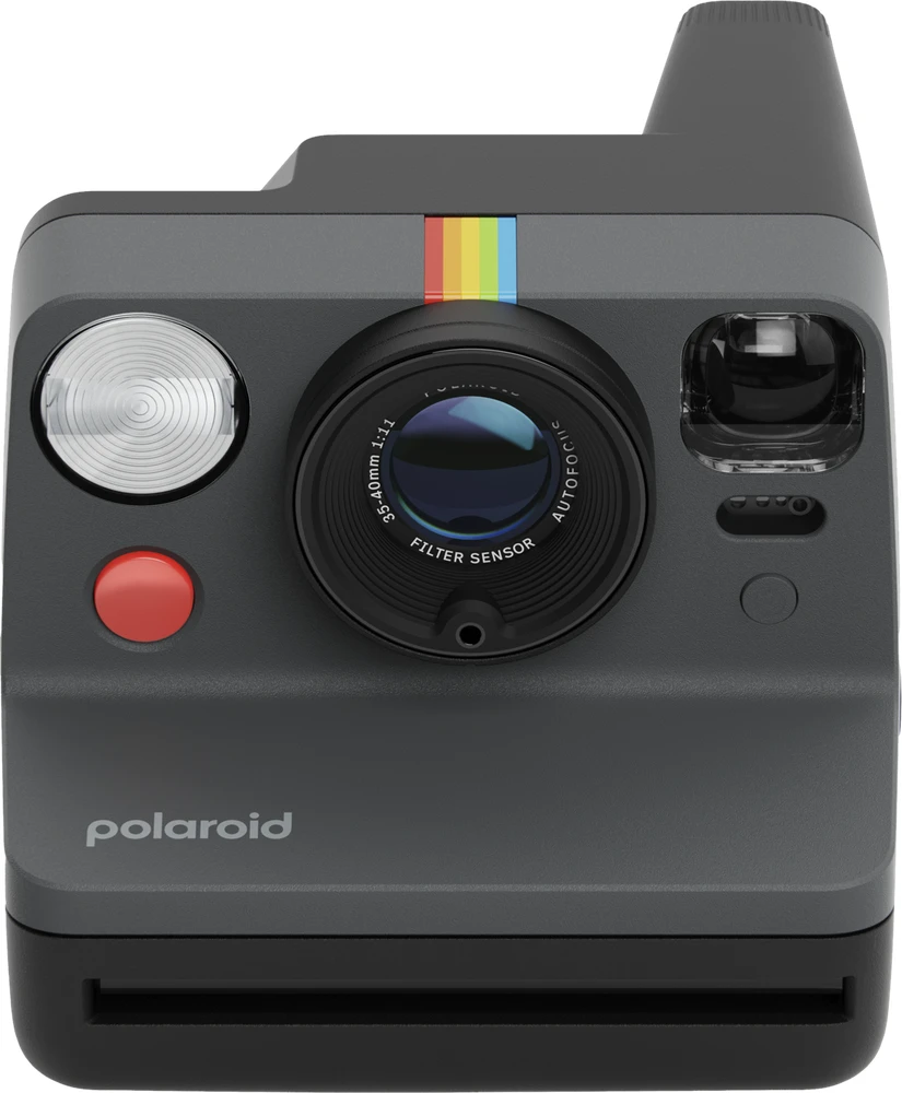 „Polaroid Now Gen 3 Juodas“ rinkinys su spalvota plėvele (8 nuotraukos)