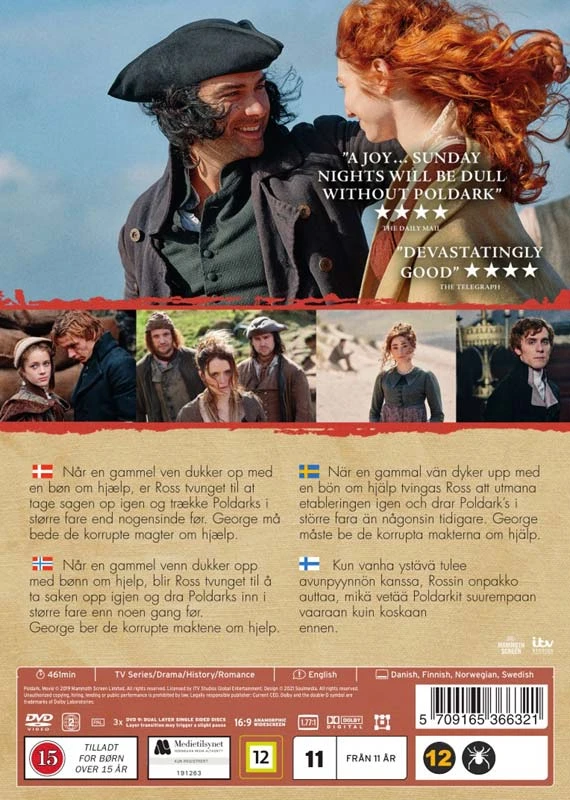 „Poldark“: 5 sezonas – Paskutinis sezonas (3 diskų)