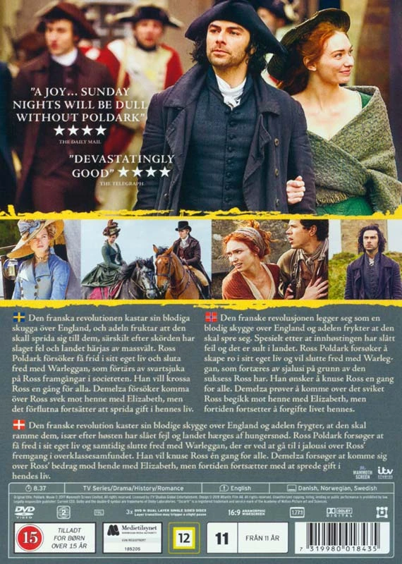 Poldarkas: 3 sezonas (3 diskų)