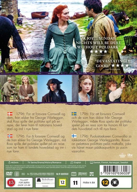 Poldarkas: 4 sezonas (3 diskų)