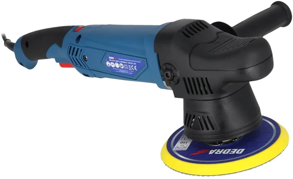 Dedra Polerka Ekscentrinis-rotacinis poliravimo įrankis 900 W, pagalvėlės 125/150 mm, 1500–4500 min-1