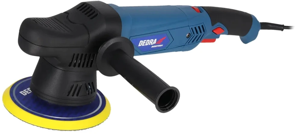 Dedra Polerka Ekscentrinis-rotacinis poliravimo įrankis 900 W, pagalvėlės 125/150 mm, 1500–4500 min-1