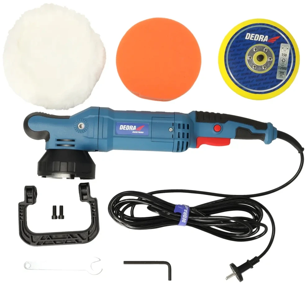 Polerka Ekscentrinis-rotacinis poliravimo įrankis 900 W, 150 mm padas, 600–4000 min-1