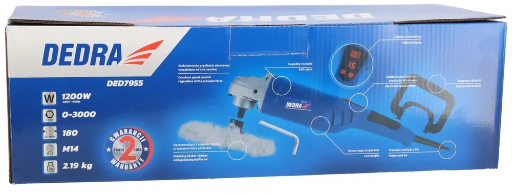 Dedra Elektrinis poliruoklis 1200W