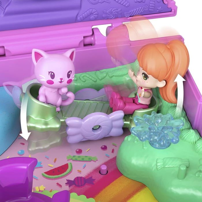 Polly Pocket - Core Compact arbūzinis žaisliukas Gumball Kitty (JKC50)