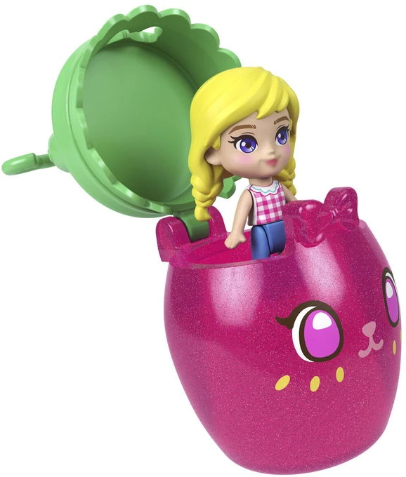Polly Pocket – kompaktiškas braškių zuikučio krepšelis (JKC47)