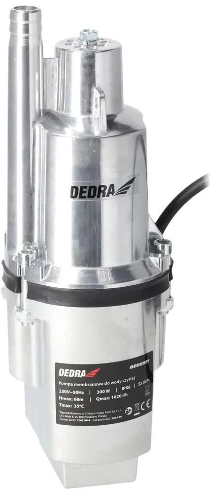 Dedra Membraninis siurblys variam vandeniui 300W