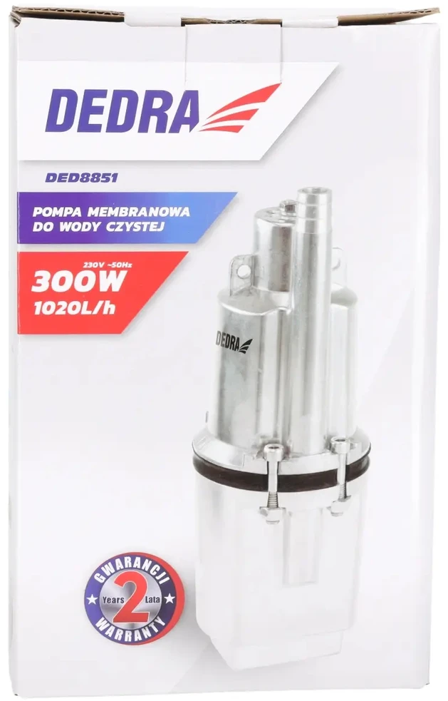 Dedra Membraninis siurblys variam vandeniui 300W