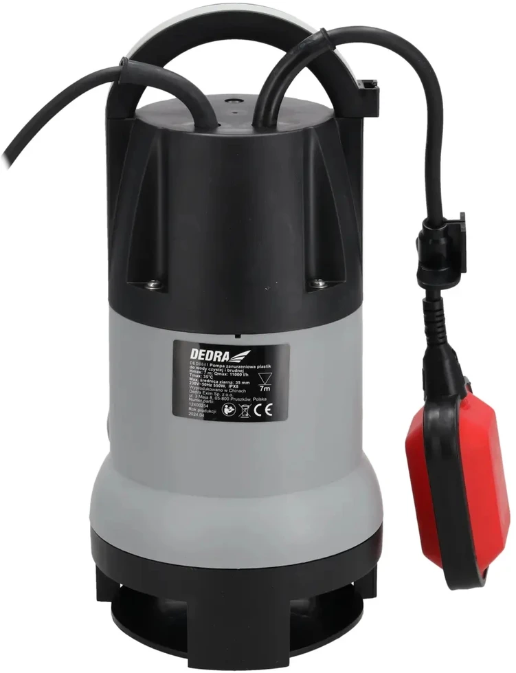 Dedra Panardinamas siurblys variam ir nevariam vandeniui 550W