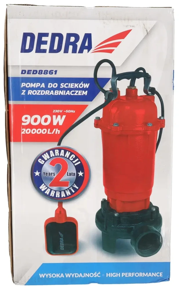 Dedra Nuoteku siurblys su smulkintuvu 900W