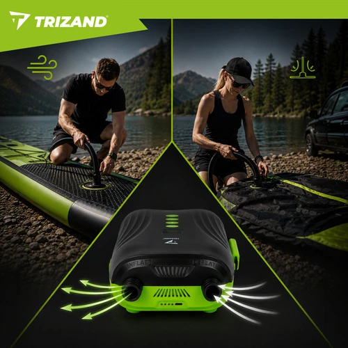 „Trizand“ baterijos maitinamas irklentės siurblys