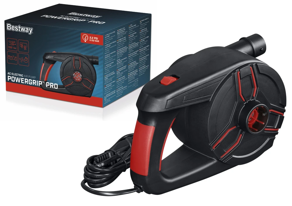 "Bestway" eklektiškas siurblys Powergrip PRO, skirtas lizdui+4 adapteriai 62247