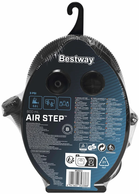 Bestway 62023 kojinė pompa Pripučiami daiktai Juoda, Geltona
