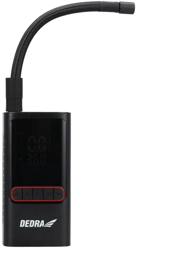 Pompka- Belaidė oro pompa su išoriniu akumuliatoriumi Dedra DEPP011 12 V 80 W