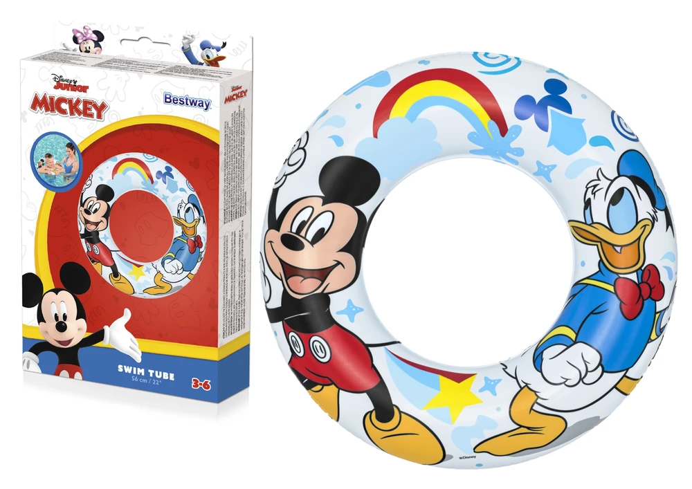 Bestway ratas pripučiamas plaukimo Miki 56cm 91004