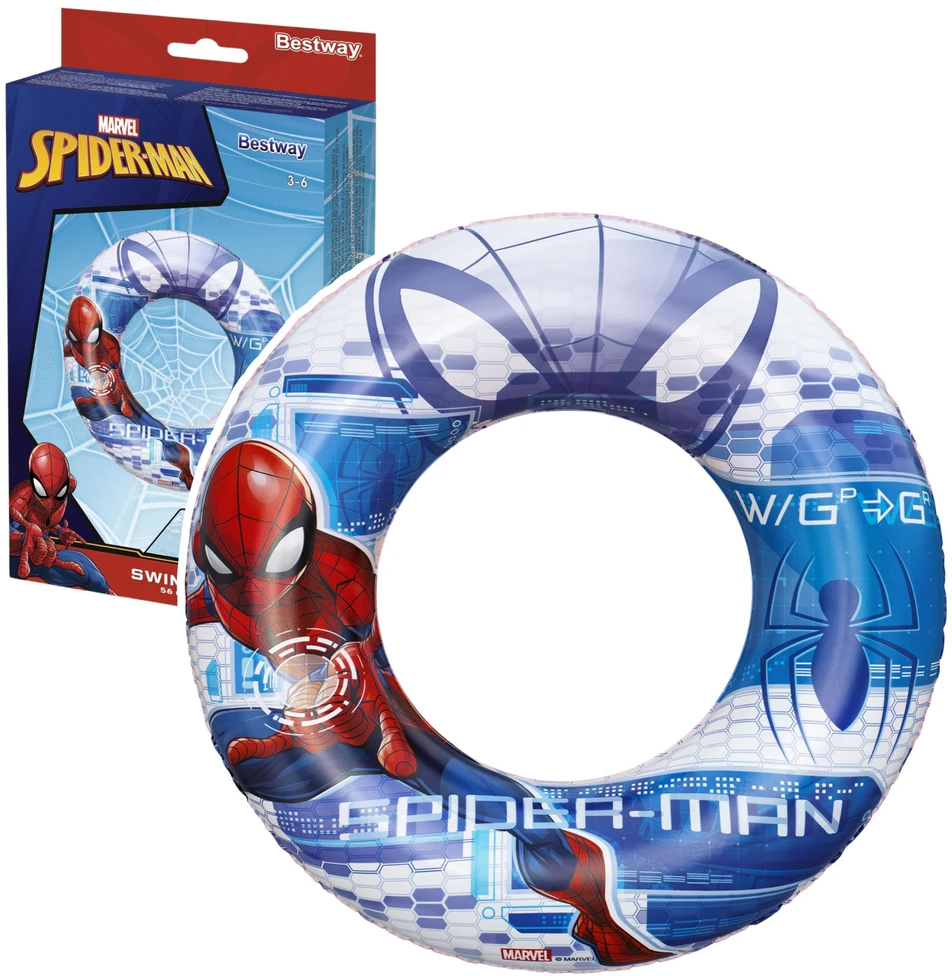 BESTWAY plaukimo ratas Spiderman 56cm, 98003