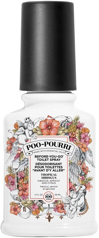 Poo~Pourri - tropinių hibiškų kvapo tualetinis purškiklis 59 ml