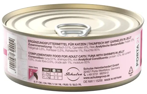 Porta21 - kačių tuno krevetės - 85 g