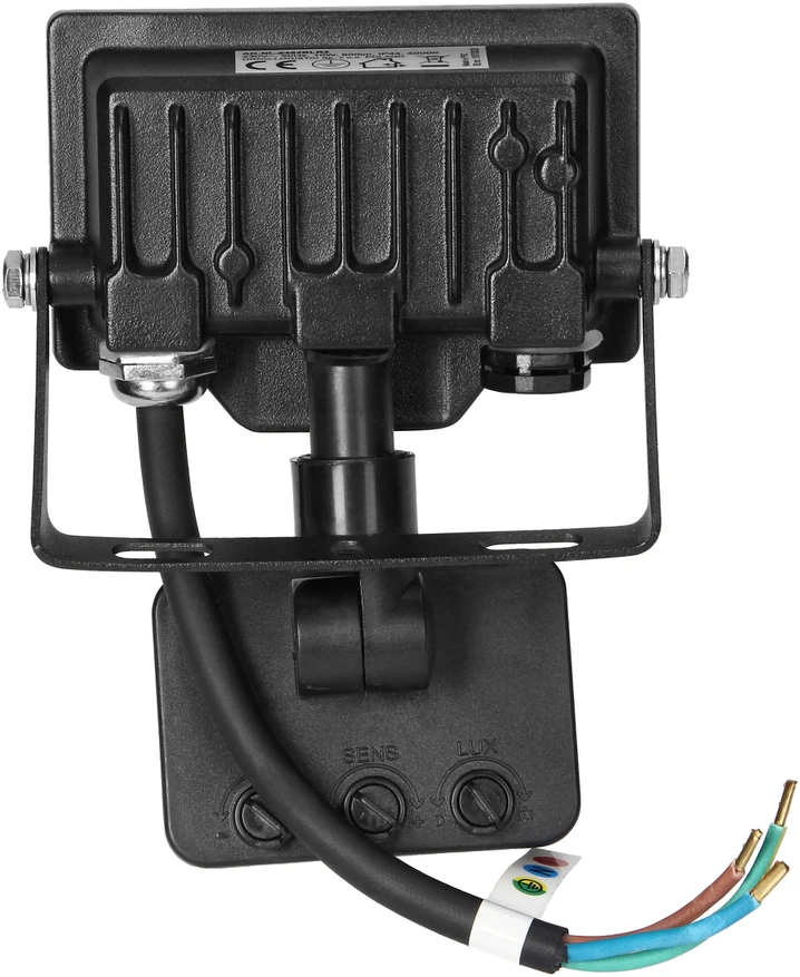 Orno PORTO S LED 10W prožektorius su PIR, 800lm, IP44, 4000K, aliuminis + polikarbonatas