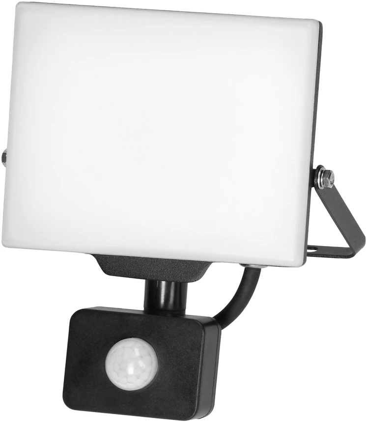 Orno PORTO S LED 30W prožektorius su PIR, 2400lm, IP44, 4000K, aliuminis + polikarbonatas