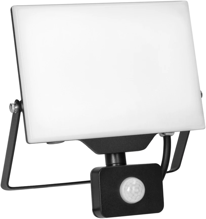 Orno PORTO S LED 50W prožektorius su PIR, 4000lm, IP44, 4000K, aliuminis + polikarbonatas