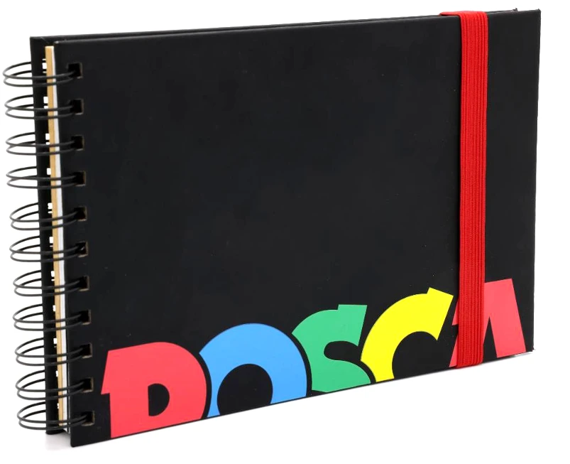 „Posca“ – A5 formato juodasis sąsiuvinis (401855)