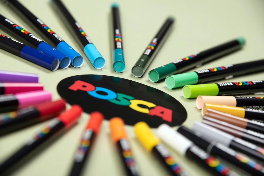 Posca - Pastelinės kreidelės - Ryškios ir intensyvios spalvos, 24 vnt. (402022)