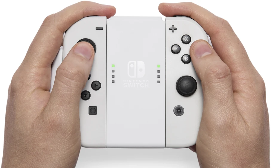 Power A „PowerA Joy-Con Comfort Grip“ – balta (Nintendo jungiklis)