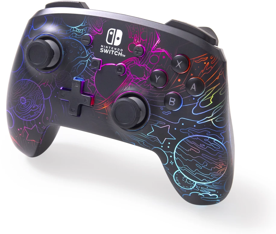 Power A PowerA - Patobulintas belaidis valdiklis - „Galactic Vortex“ („Lumectra“) / „Nintendo Switch“