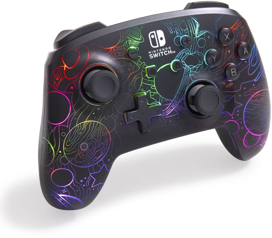 Power A PowerA - Patobulintas belaidis valdiklis - „Galactic Vortex“ („Lumectra“) / „Nintendo Switch“