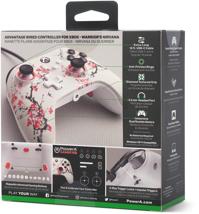 Power A PowerA Advantage Laidinis Pultelis | XBOX Series X|S | Warrior's Nirvana