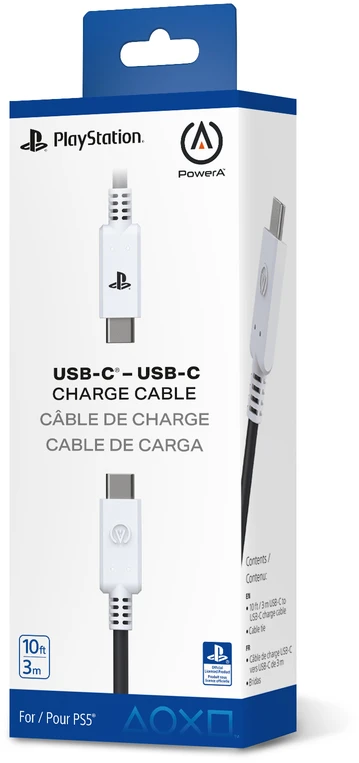 Power A PowerA Usb-C į USB-C įkrovimo kabelis (Playstation 5) - 3 metrai