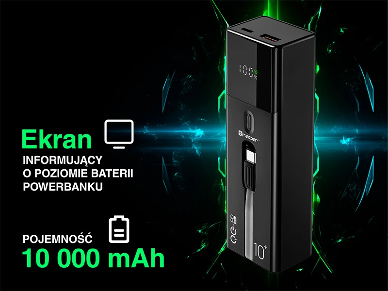 Tracer Quant 10000 mAh 100W PD+QC