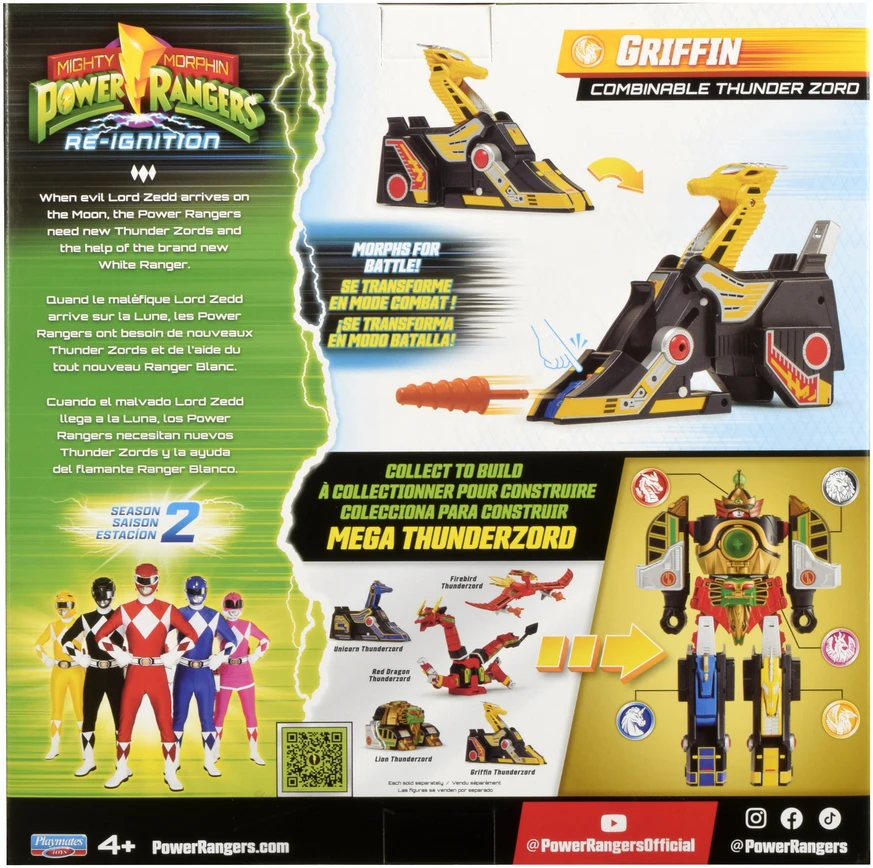 Power Rangers - Kombinuojamas „Thunderzord“ asortimentas (PWR68600CO)