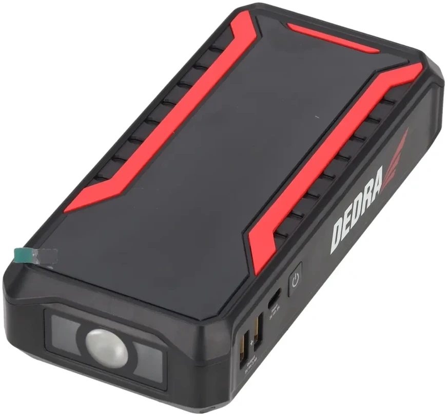 Dedra Powerbank Įkroviklis su variklio užvedimo funkcija, 12000 mAh, LCD ekranas