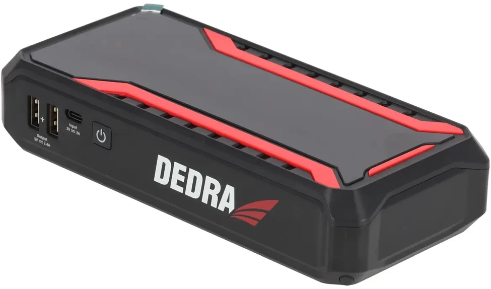 Dedra Powerbank Įkroviklis su variklio užvedimo funkcija, 12000 mAh, LCD ekranas
