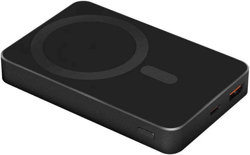 POWER BANK indukcinis Kruger & Matz 10000 mAh Mag Safe juodas