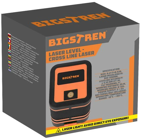 Bigstren lazerinis level - Bigstreen 24293 cross laser