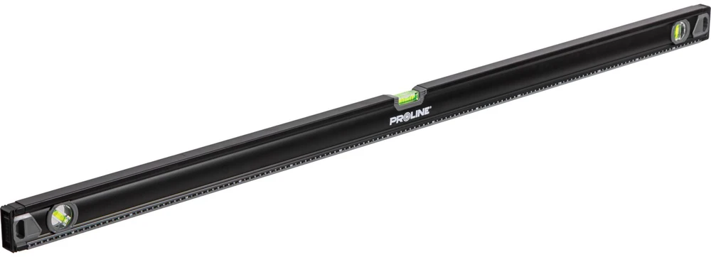 Poziomnica, Aukščiausios kokybės spiritinis gulsčiukas 3 colių frezai, 0,5 mm / 1 m, 2 % standumo, 150 cm, proline