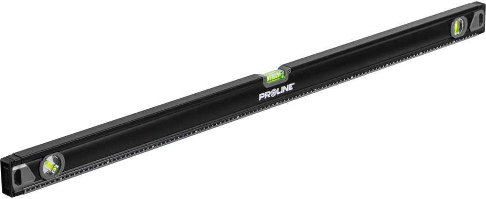 Poziomnica, Aukščiausios kokybės spiritinis gulsčiukas 3 colių frezai, 0,5 mm / 1 m, 2 % standumo, 120 cm, proline