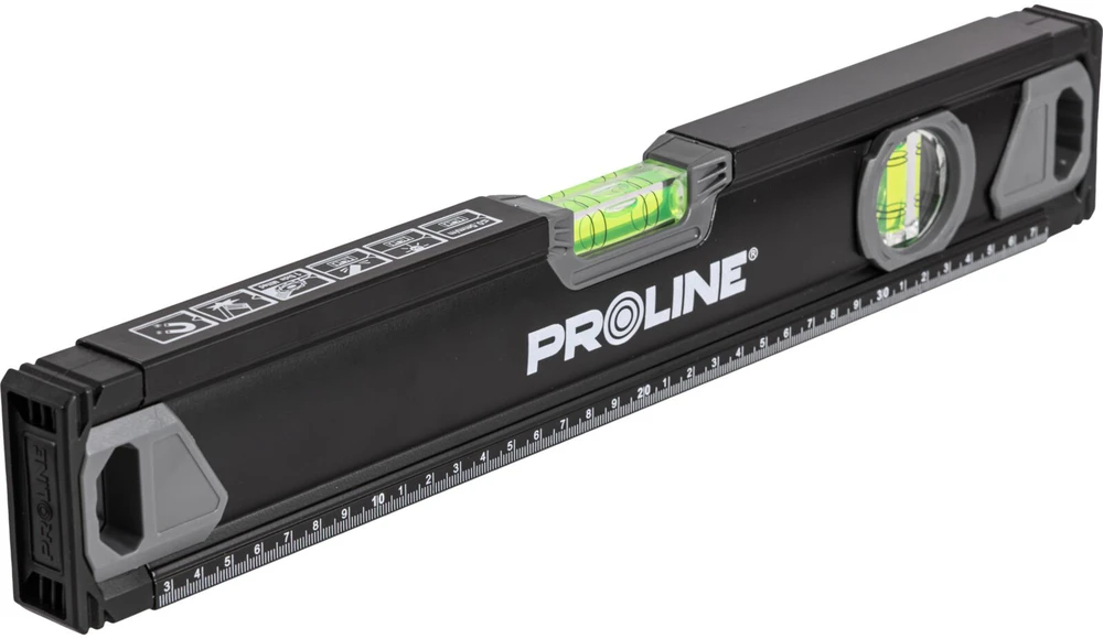 Poziomnica, Grindinio gulsčiukas Premium 2lb frezai, 0.5mm/1m, did. 2%, 40cm, proline